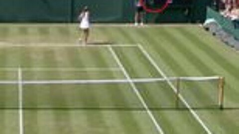 Teenage Wimbledon star disqualified after mistakenly launching her racquet into the crowd