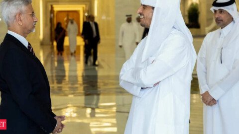 Jaishankar meets Qatar PM; reviews cooperation