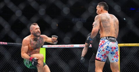 VIDEO: Conor McGregor Suffers Freak Leg Injury Mere Seconds Into UFC Fight