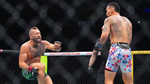 VIDEO: Conor McGregor Suffers Freak Leg Injury Mere Seconds Into UFC Fight