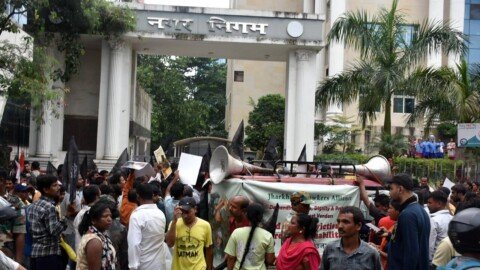 Ranchi street vendors protest RMC anti-encroachment drive, demand rehabilitation before eviction