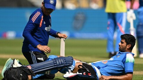 Washington out of India’s third ODI against England