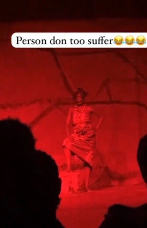 Lady shares her mum’s dramatic reaction after seeing her play a witch in a stage performance (Video)