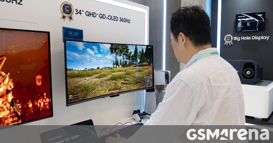 Samsung showcases a 300Hz OLED display for gaming laptops among other cutting-edge display tech