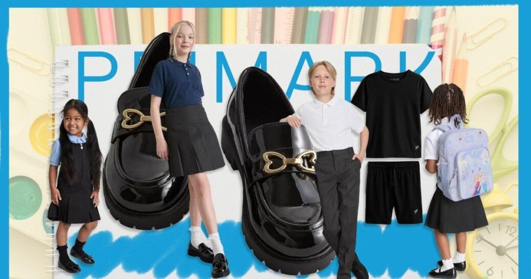 Primark’s back-to-school range includes uniforms, PE kits and shoes from £3.30