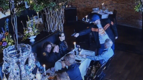 Viral Video Shows Convicted Former Ohio Lawyer Trying To Shoot Ex-Wife in Restaurant