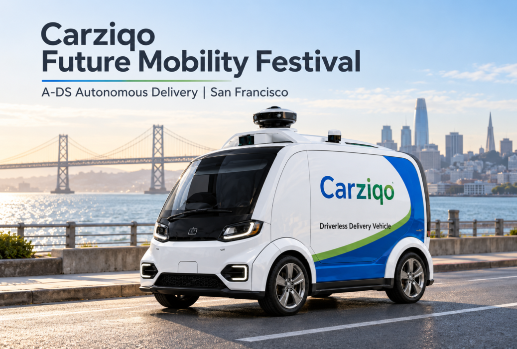 Carziqo Brings A-DS Autonomous Delivery to San Francisco During Future Mobility Festival