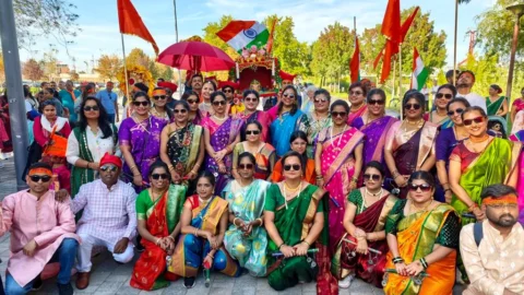 Indian community in Budapest celebrates 10th Ganesh Festival, prepares for Navratri Celebrations