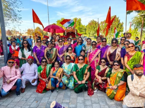 Indian community in Budapest celebrates 10th Ganesh Festival, prepares for Navratri Celebrations