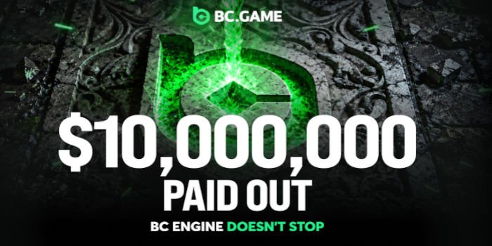 BC.GAME Announces BC Engine Has Distributed Over $10 Million in Rewards Since April Launch