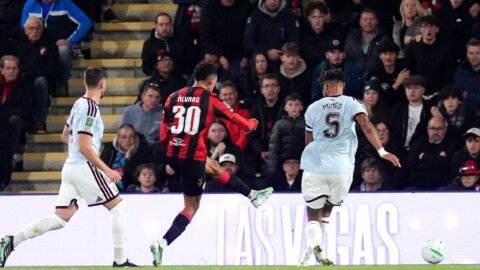 Three the magic number for Bournemouth again after sealing Carabao Cup quarter-final berth with win over Aston Villa